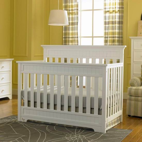  历史最低价！Fisher Price 费雪 Lakeland 四合一成长型 白色实木婴儿床5折 249.99加元包邮！