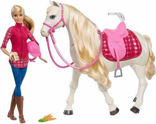 Barbie芭比娃娃与马玩偶套装 54.97加元，原价 144.99加元，包邮