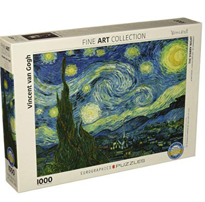  Eurographics 梵高 Starry Night 《星夜》1000片拼图 14.96加元，原价 33加元