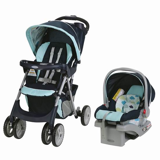  Graco Comfy Cruiser Click Connect 四轮婴儿推车 + 车载提篮6.6折 199.97加元包邮！