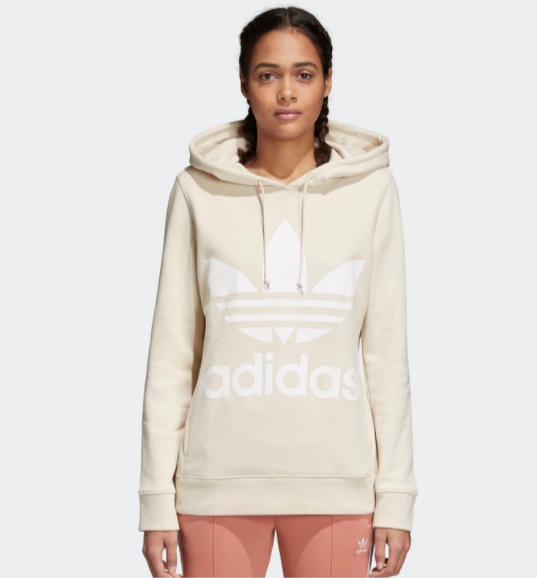  adidas Originals TREFOIL 女款带帽卫衣 29.97加元，原价 85加元