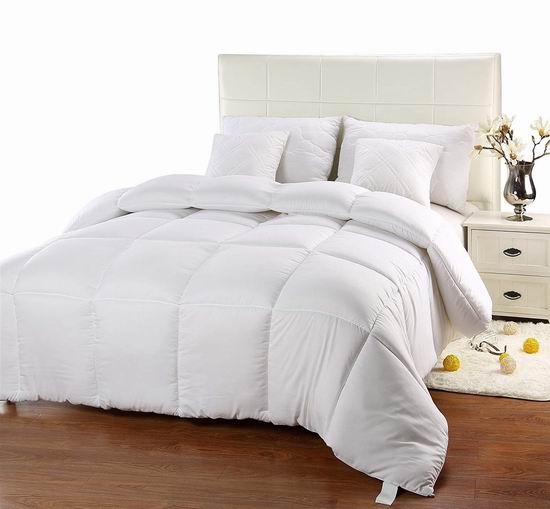  Utopia Bedding 防过敏 Twin仿羽绒被（350 gsm） 29.99加元（原价 44.99加元）