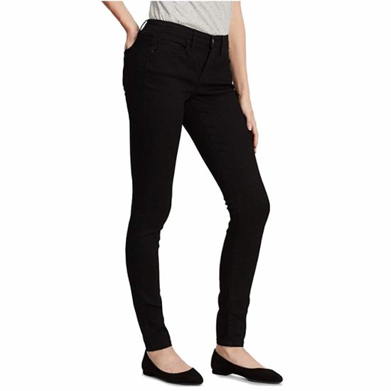  历史新低！Calvin Klein Curvy 女式黑色修身牛仔裤3.3折 29.99加元清仓！