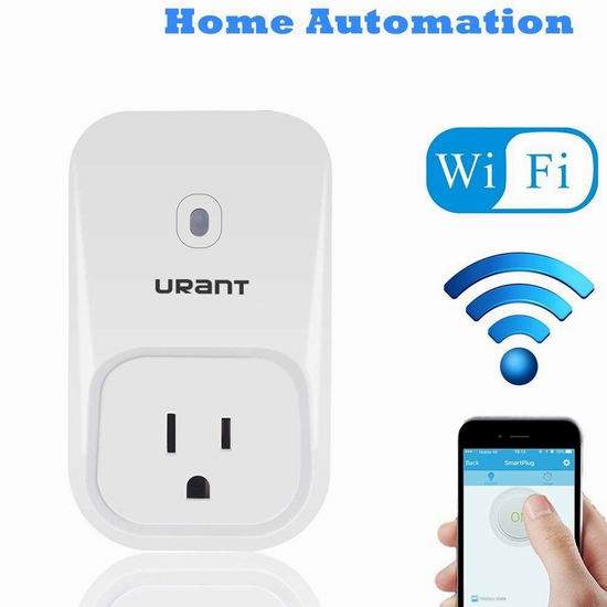  白菜价！历史新低！URANT 迷你智能WiFi插座3.1折 10.99加元！