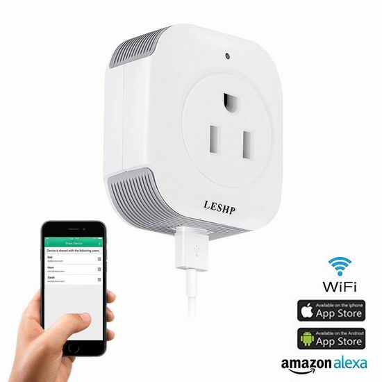  白菜价！历史新低！BUKELERN WiFi智能插座3.3折 9.99加元！