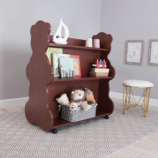  超级白菜！Ace Baby Furniture Bear 可移动 樱桃色 儿童双面书柜1.6折 86.95加元包邮！