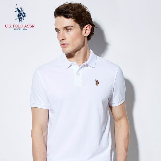  一秒变男神！U.S. Polo Assn. 美国马球协会 男士纯色POLO衫 3.8折 21.08加元起！56色可选！