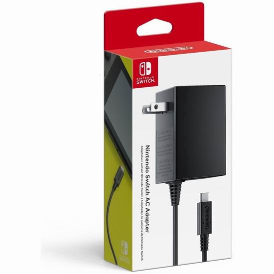  历史新低！Nintendo 任天堂 Switch 游戏机专用直充 电源适配器6.6折 26.24加元！