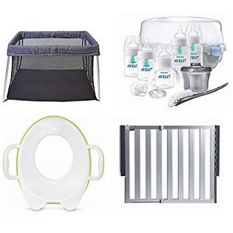  金盒头条：精选 Philips Avent、Munchkin 婴儿奶瓶、消毒器、游戏床、马桶座、车窗遮阳罩、安全门栏、尿片垃圾桶等6.2折起！