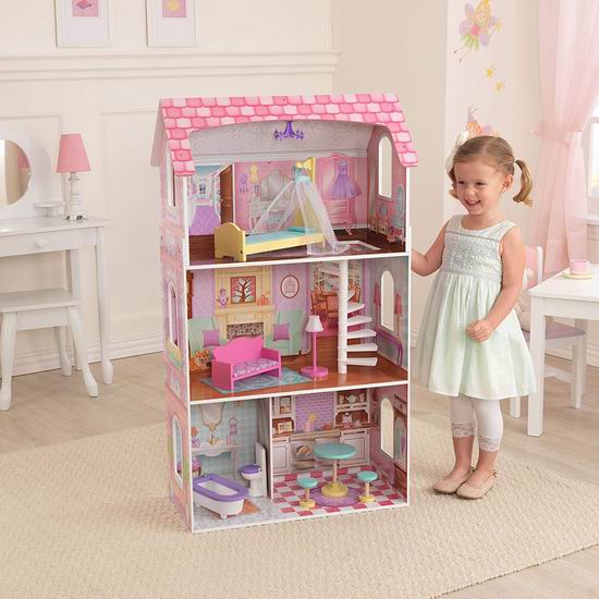  历史新低！KidKraft Penelope 大型玩具娃娃屋5.3折 89.99加元包邮！