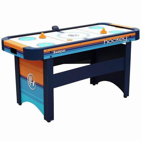  超级白菜！Harvil 5英尺 Air Hockey 大型空气冰球游戏桌0.6折 19.99加元清仓！