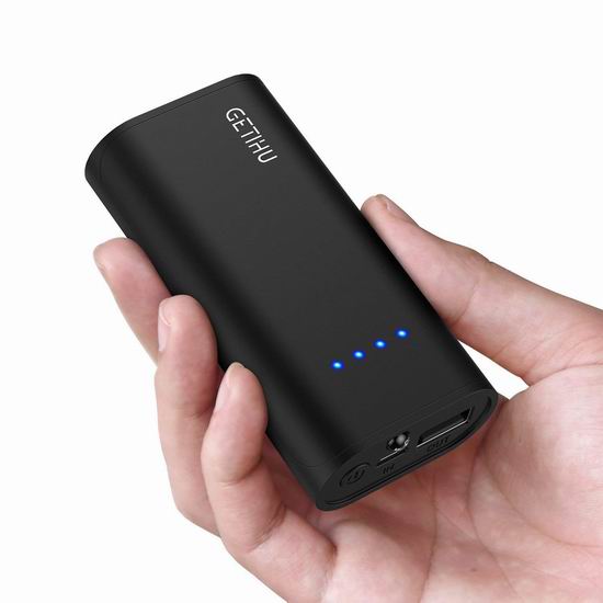  GETIHU 5200mAh 超便携移动电源/充电宝 13.59加元限量特卖！