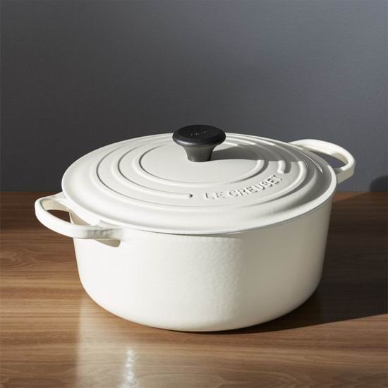  Le Creuset 4.2升 经典圆形 酷彩珐琅铸铁深烧锅5.1折 276.25加元包邮！