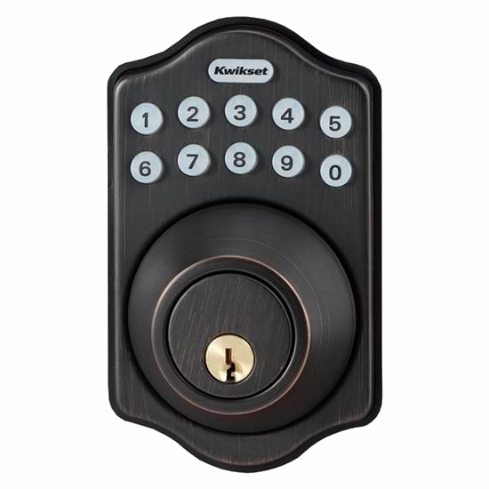 Kwikset 264 TRL 电子密码门锁5折 64.5加元包邮！3色可选！