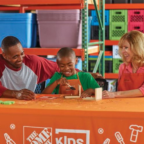  Home Depot 8月份免费儿童手工课，及家庭装修免费课程安排一览！