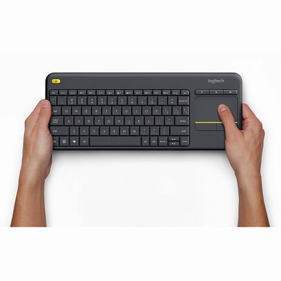  Logitech 罗技 K400 Plus 无线触控键盘7.5折 29.99加元！英法双语可选！