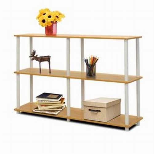  历史最低价！Furinno 99130BE/WH 3层储物架 40.49加元，原价 99.99加元，包邮