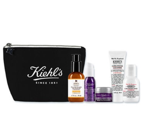  Kiehl's 科颜氏抗衰老五件套超值装 116.1加元，原价 129加元，包邮