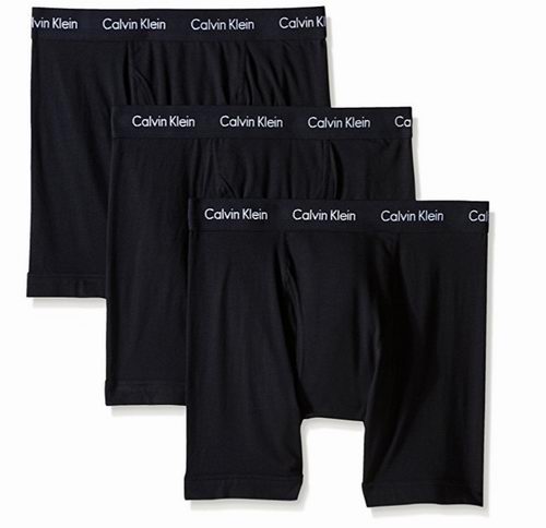  Calvin Klein男士棉质弹力平角裤3件装 27.8加元起，原价 55.25加元