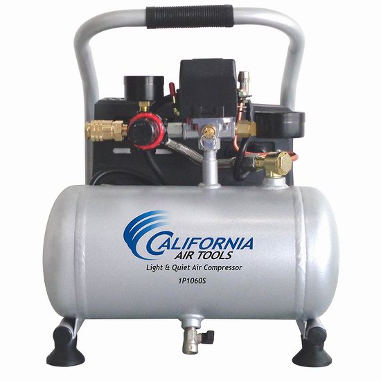 历史新低！California Air Tools CAT-1P1060S 便携式超静音 无油 空气压缩机4.4折 116.51加元包邮！