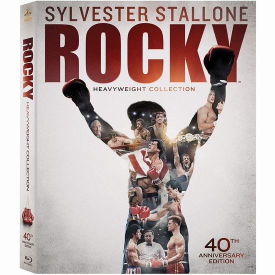  金盒头条：《Rocky: Heavyweight 洛奇》40周年全集蓝光影碟版5.1折 19.99加元！