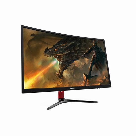  历史新低！MSI 微星 OPTIX G24C 24英寸 全高清 曲面屏 电竞显示器5.6折 169.99加元包邮！