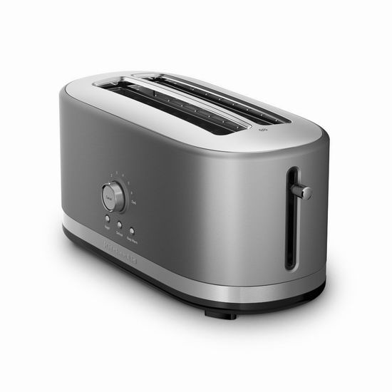  历史最低价！KitchenAid KMT4116CU 超长插槽4片式烤面包机4折 79.99加元包邮！