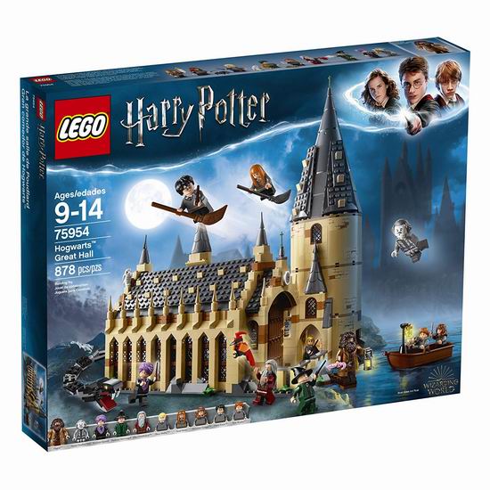  新品促销！历史新低！Lego 乐高 75954 哈利波特系列 霍格沃茨城堡（878pcs）8折 103.99加元包邮！