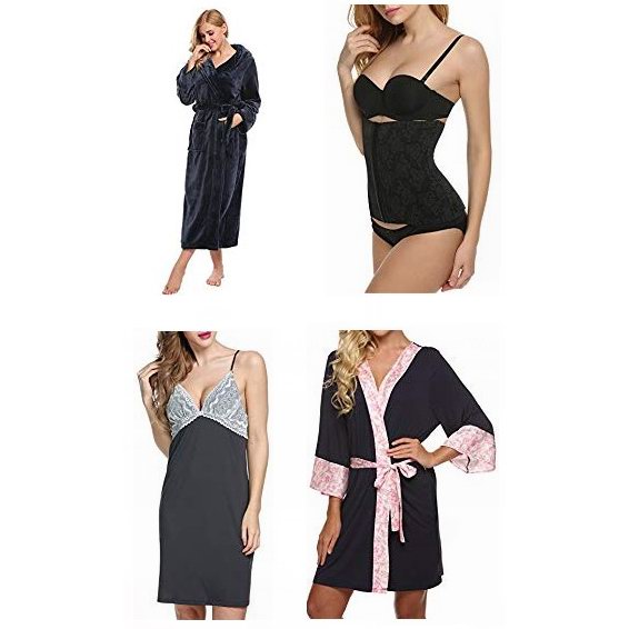  金盒头条：精选 Ekouaer 女式睡衣、内衣裤7.5折起！售价低至9.99加元！