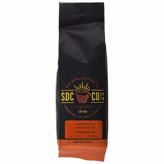  历史新低！San Diego Coffee 有机烤咖啡豆1磅3.7折 5.58加元清仓！
