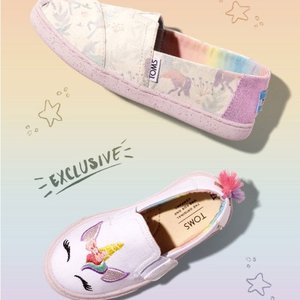  Toms 2018秋季新款帆布鞋上市！ 入独角兽系列及小狐狸系列