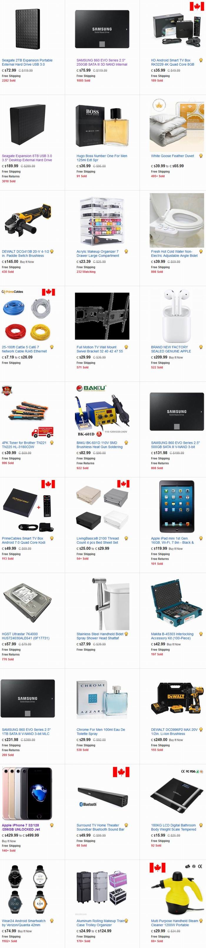 eBay 精选家电、厨房用品、庭院家具、手机平板、数码电子产品等 满75加元额外立省15加元！
