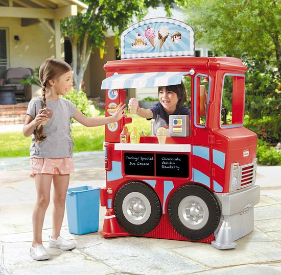  Little Tikes 小泰克 二合一 儿童厨房+餐车组合 7折 89.98加元包邮！支持5日送达！