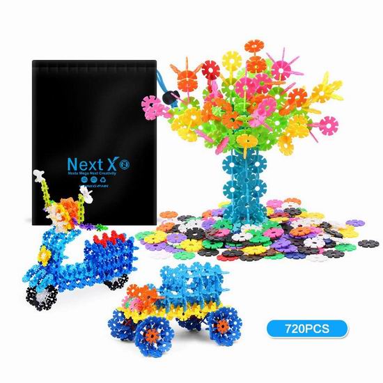  白菜价！NextX 儿童堆叠积木（720PCS）3.3折 6.99加元限量特卖！