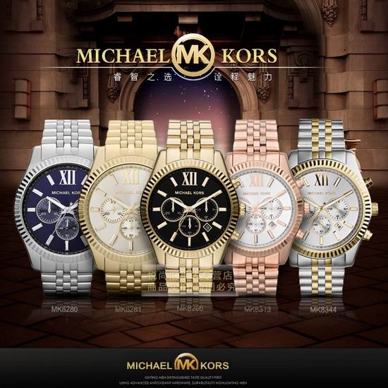  历史新低！Michael Kors MK8286 Lexington 三眼计时 时尚腕表/手表4.1折 154.72加元包邮！