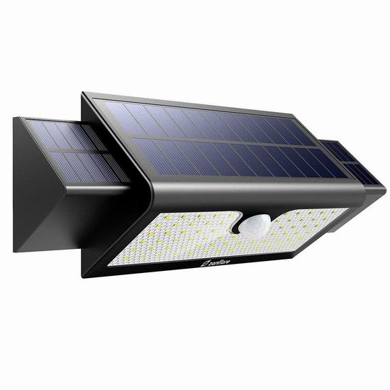  Zanflare 71 LED 1000流明超亮 太阳能运动感应灯5.6折 19.6加元！