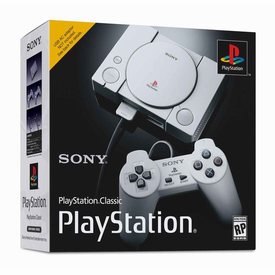  PlayStation Classic 怀旧版 微型游戏机3.1折 39.96加元清仓！