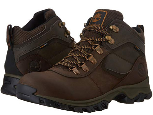  Timberland 添柏岚 Mt. Maddsen Mid WP 男式登山靴（9.5码） 89.72加元包邮！