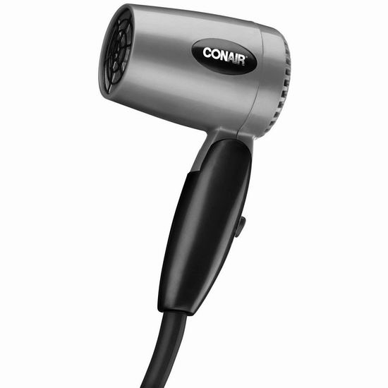  Conair 1875瓦 便携式可折叠电吹风5.5折 11.02加元！