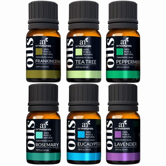  手慢无！ArtNaturals 理疗级纯天然香薰精油6件套 9.95加元限量特卖！