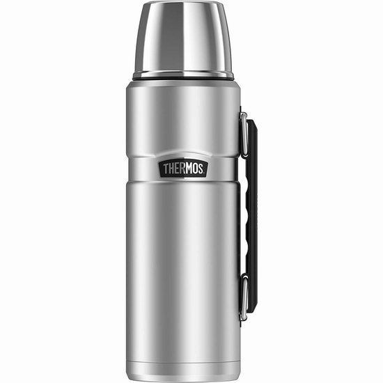  Thermos 魔膳师 King 40盎司 银色不锈钢保温杯 38.99加元（原价 44.99加元）