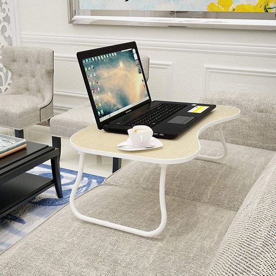  Homebi 可折叠笔记本电脑桌/床上托架/早餐桌4.8折 13.59加元限量特卖！