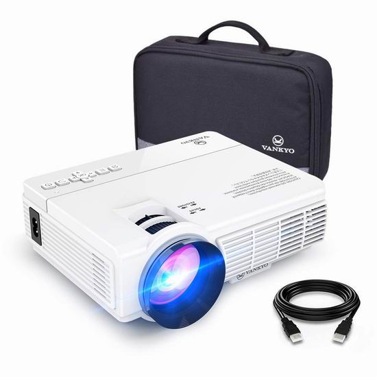  VANKYO LEISURE 3 2200流明 家庭影院投影仪 93.49加元包邮！2色可选！
