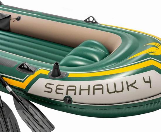 Intex Seahawk 4人坐充气船/橡皮艇/钓鱼船 182.87加元包邮！