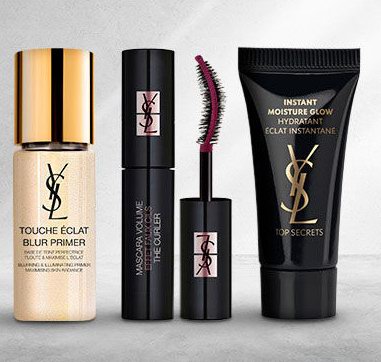  YSL 圣罗兰 买任意粉底或气垫粉送价值40加元彩妆好礼 ！