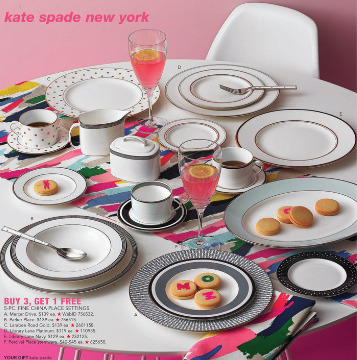  Kate Spade高颜值 精美餐具、水杯、厨房用品 7.5折优惠！