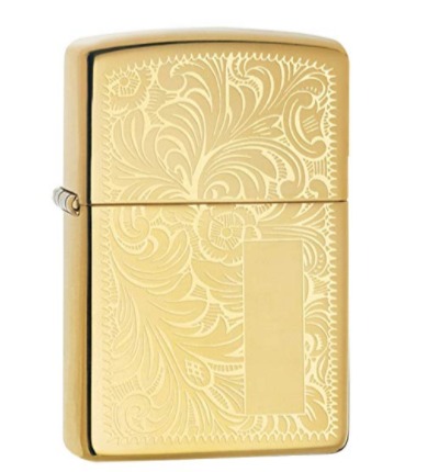  Zippo 芝宝 High Polish Brass 金色防风打火机  39.98加元，原价 49.08加元，包邮