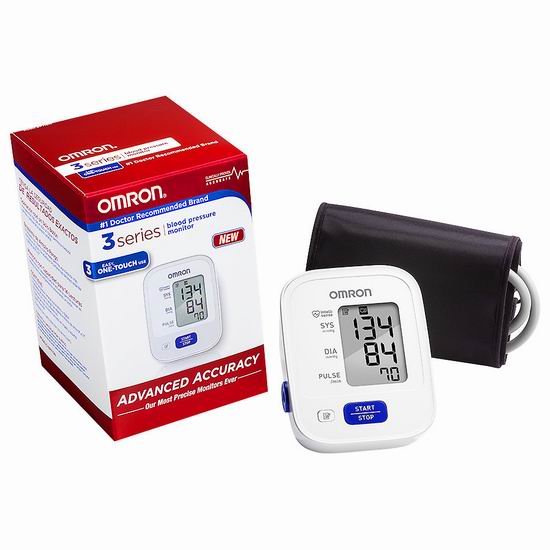  Omron 欧姆龙 3 Series BP710CANN 上臂式血压计 49.99加元包邮！