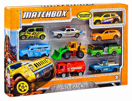  Matchbox 玩具车9件套4.5折 9加元！