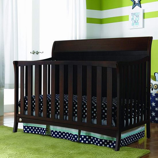  历史新低！Fisher Price 费雪 Georgetown 四合一成长型 实木婴儿床4.9折 198加元包邮！